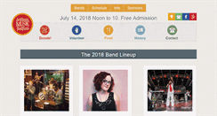 Desktop Screenshot of driftlessmusicfestival.com